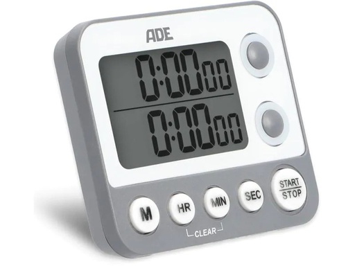 [90204713 1233127] ADE Küchentimer TD2100-2 Hellgrau