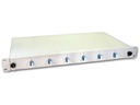 Lightwin Spleissbox 12 Fasern, 6x DLC SM, 9/125µm OS2 Pigtail