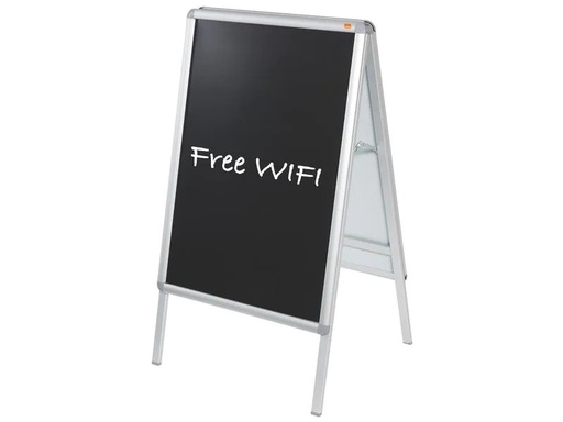 [90031910 316753] Nobo Plakatständer-Kreidefolie A1 2 Stück