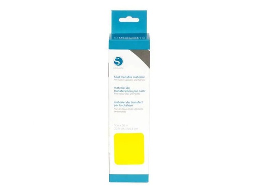 [90031928 334110] Silhouette Aufbügelfolie 22.9 cm x 91.4 cm Lemon, glatt