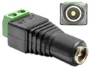 Delock Hohlstecker DC 5.5 x 2.5 mm Buchse > Terminalblock 2 Pin