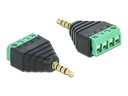 Delock Audio-Adapter 4 Pin 3.5 mm Klinke - Unkonfektioniert
