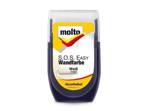 [90204987 1296007] Molto Wandfarbe S.O.S. Easy, Weiss, 30 ml