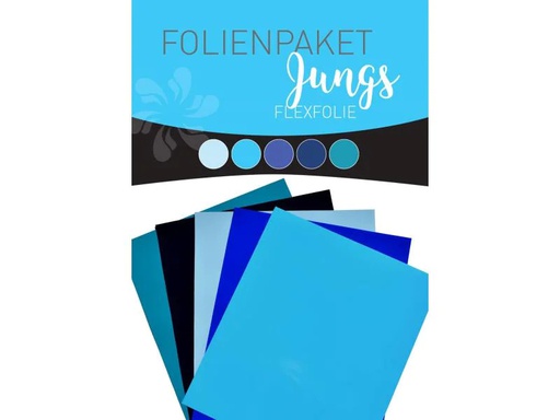 [90031947 654099] Stahls Aufbügelfolie Flex Set Jungs