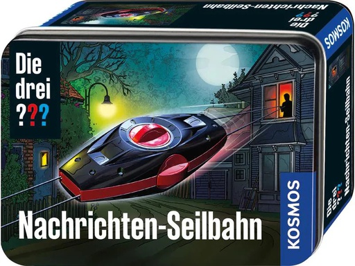 [90205338 1293875] Kosmos Detektivausrüstung Die drei??? Nachrichten-Seilbahn