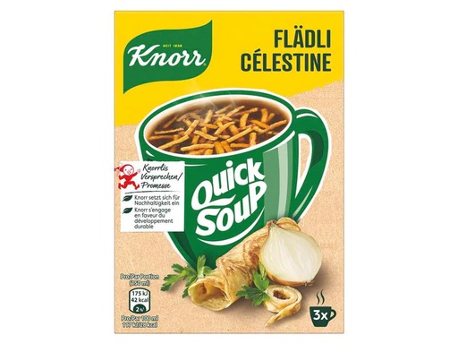 [90205380 1297512] Knorr Quick Soup Flädli 3 Portionen