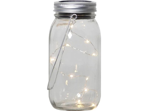 [90032008 1129404] Star Trading Laterne Solar Jamjar Transparent