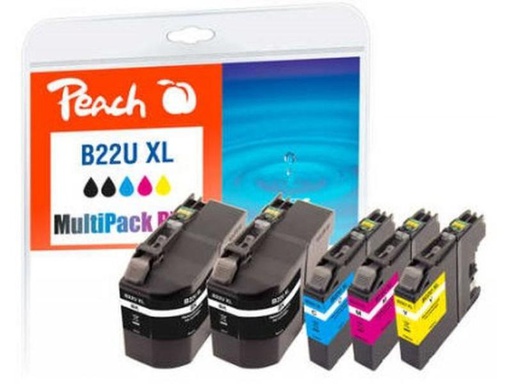 [90032074 754495] Peach Tintenset Brother LC-22UXL