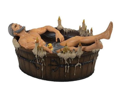 [90205782 1295180] Dark Horse Figur Witcher 3: Wild Hunt Geralt in der Badewanne