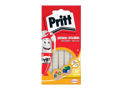 [90205832 1295236] Pritt Klebepad Poster Buddies Multifix 65 Stück