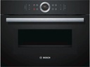Bosch Einbaubackofen mit Mikrowelle CMG633BB1 Schwarz