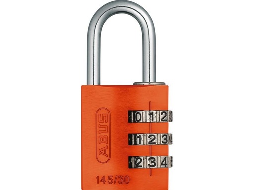 [90032097 1169203] Abus Zahlenschloss 145/30 Lock-Tag Orange Aluminium