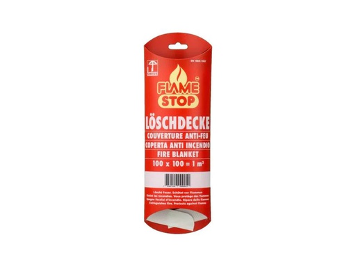 [90032157 710959] Mentrex Löschdecke FlameStop 100 x 100 cm