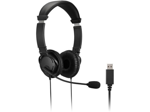 [90206168 1277291] Kensington USB HiFi-Kopfhörer mit Mikrofon und Lautstärkeregler