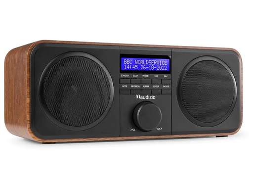 [90206183 1246091] Audizio DAB+ Radio Novara Holzoptik