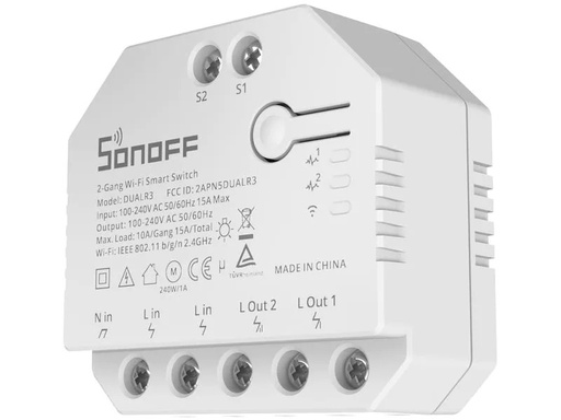 [90206249 1271347] SONOFF WiFi-Rolladenaktor DUALR3 2-fach