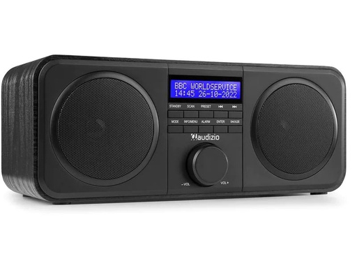 [90206273 1246092] Audizio DAB+ Radio Novara Schwarz