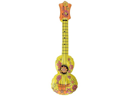 [90206513 1290231] Folat Aufblasbares Accessoire akustische Gitarre Gelb