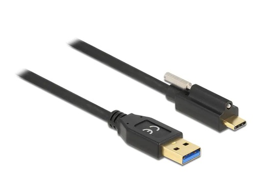 [90206549 1295588] Delock USB 3.1-Kabel Schraube oben USB A - USB C 1.5 m