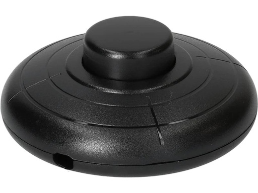 [90206613 1298060] Max Hauri Fusstretschalter 1-Polig 70 mm, Schwarz