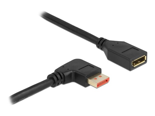 [90206618 1295579] Delock Verlängerungskabel Rechts gewinkelt DisplayPort, 1 m