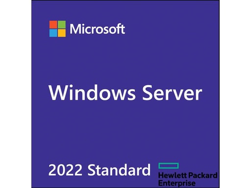 [90206690 1301880] HPE Windows Server 2022 Standard 16 Core, Add-Lic, ML HPE ROK