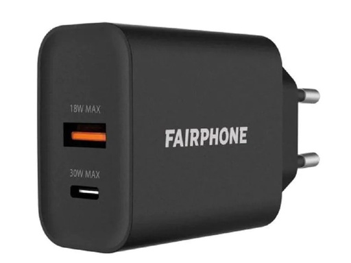 [90206749 1297994] Fairphone USB-Wandladegerät DualPort 18 / 30W
