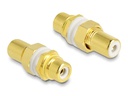 Delock Audio-Adapter Buchse/Buchse Cinch - Cinch