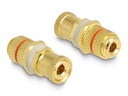 Delock Audio-Adapter Optik 2 Polklemme Spezial - Spezial
