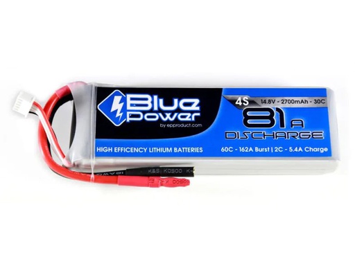 [90032334 426900] EP RC-Akku LiPo 2700 mAh 14.8 V 30C BluePower
