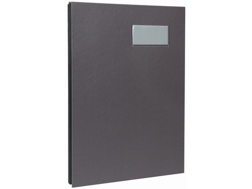 [90032338 1093558] Biella Unterschriftenmappe A4 10-teilig, Grau
