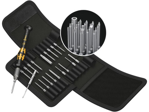 [90032380 770121] Wera Schraubenzieher-Set Kraftform Micro  21 ESD 1, 21-teilig