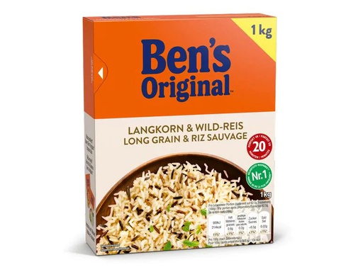 [90032389 724523] Ben's Original Langkorn- &amp; Wildreis 1 kg