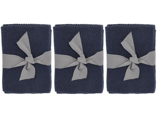 [90207083 1304030] Södahl Abwaschlappen Soft 3 Stück, Indigo
