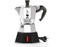 Bialetti Espressokocher Elettrika 2 Tassen, Silber