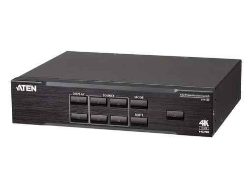 [90207494 1291372] Aten Matrix Switcher VP1420 4 x 2 True 4K HDMI