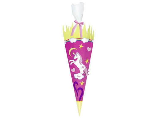 [90032507 741400] URSUS Schultüte Bastelset 68 x 20 cm Einhorn