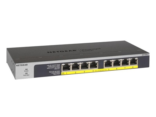 [90032525 807956] Netgear PoE+ Switch GS108LP 8 Port