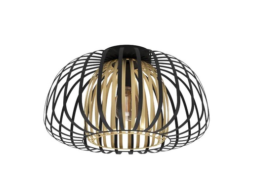 [90207874 1232768] EGLO Leuchten Deckenleuchte ENCINITOS 1x E27 Schwarz/Gold