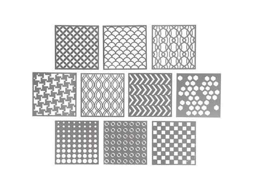 [90207910 1280624] Creativ Company Schablone 10 Blatt