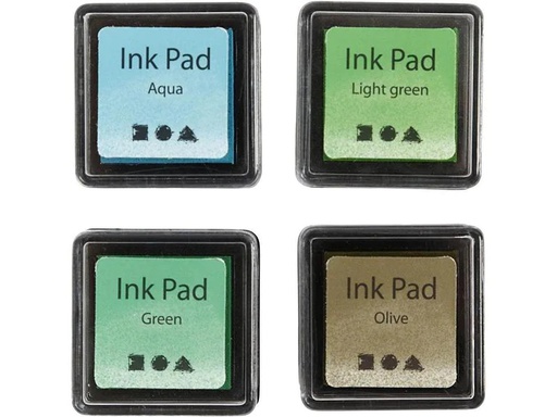 [90207953 1280628] Creativ Company Stempelkissen Ink Pad Blau, Grün
