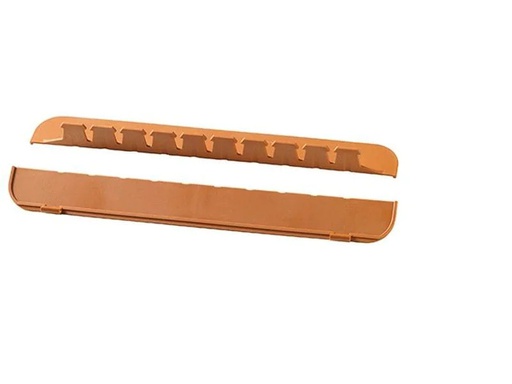 [90207954 1291174] Müllex Abfalleimer Klappen zu BOXX, Orange, Paar