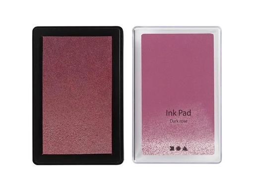 [90207997 1280631] Creativ Company Stempelkissen Ink Pad, 9 x 6 x 2 cm Dunkelrosa
