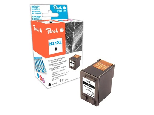 [90032664 206999] Peach Tinte HP Nr. 21XL (C9351AE) Black