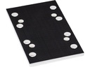 Bosch Professional Schleifplatte mit Klettverschluss, 80 x 130 mm