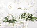 Partydeco Tischdecke Rund, Ø 230 cm, Weiss