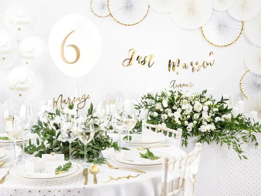 [90208354 1279935] Partydeco Tischdecke Rund, Ø 230 cm, Weiss