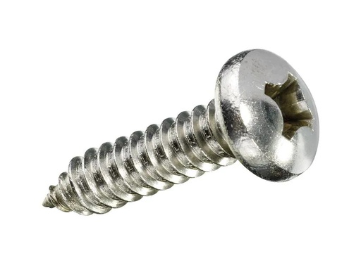 [90208464 1287448] Krafter Blechschrauben Linsenkopf 4.8 x 32 mm Edelstahl, 4 Stück