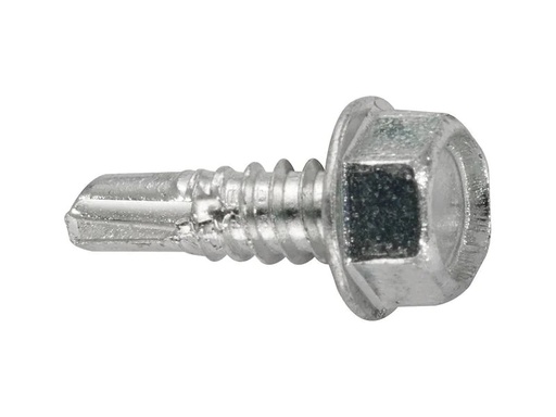 [90208483 1287490] Krafter Selbstbohrschrauben Sechskantkopf 4.8 x 22 mm Stahl, 6 Stück