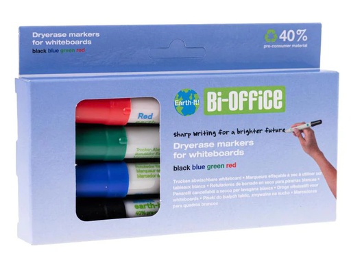 [90032736 266974] Bi-Office Whiteboard-Marker Earth-it 4 Stück